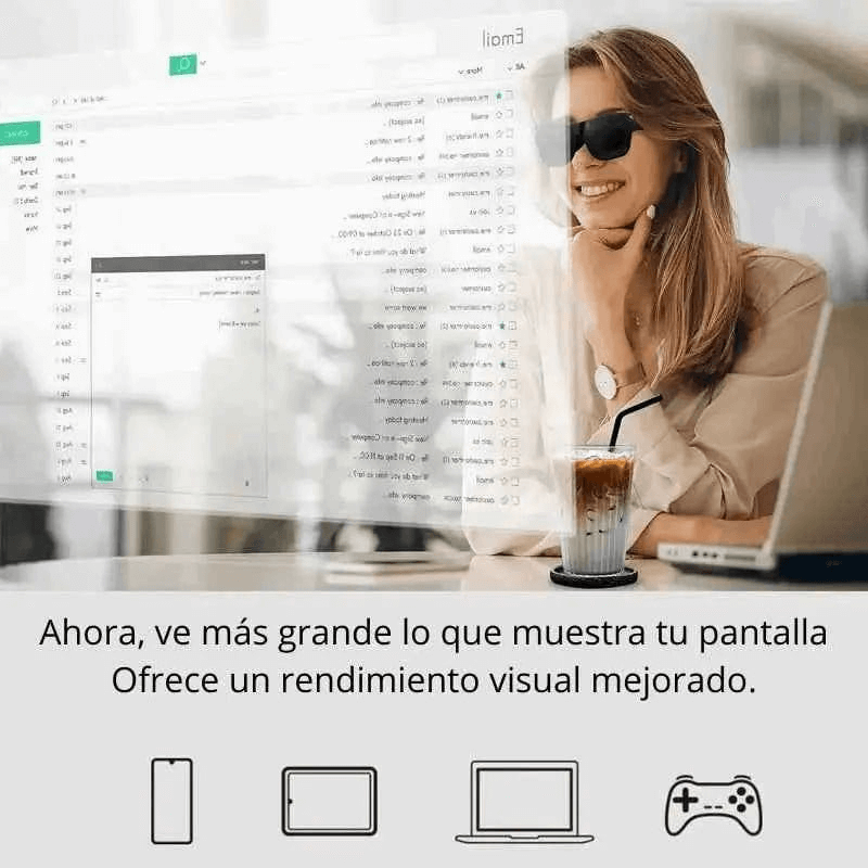 Lentes Inteligentes TCL RayNeo con Pantalla OLED para Gaming, Cine y TV Portátil