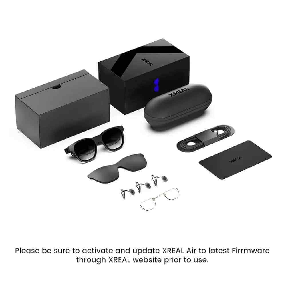Lentes Inteligentes Xreal Air 2 con Pantalla OLED Gigante para Gaming, Cine y TV Portátil