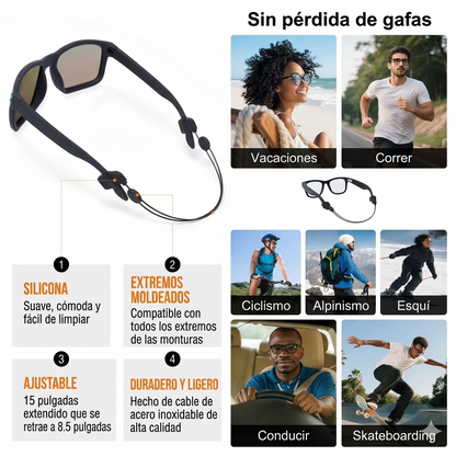 Anti-Loss Strap for Glasses.