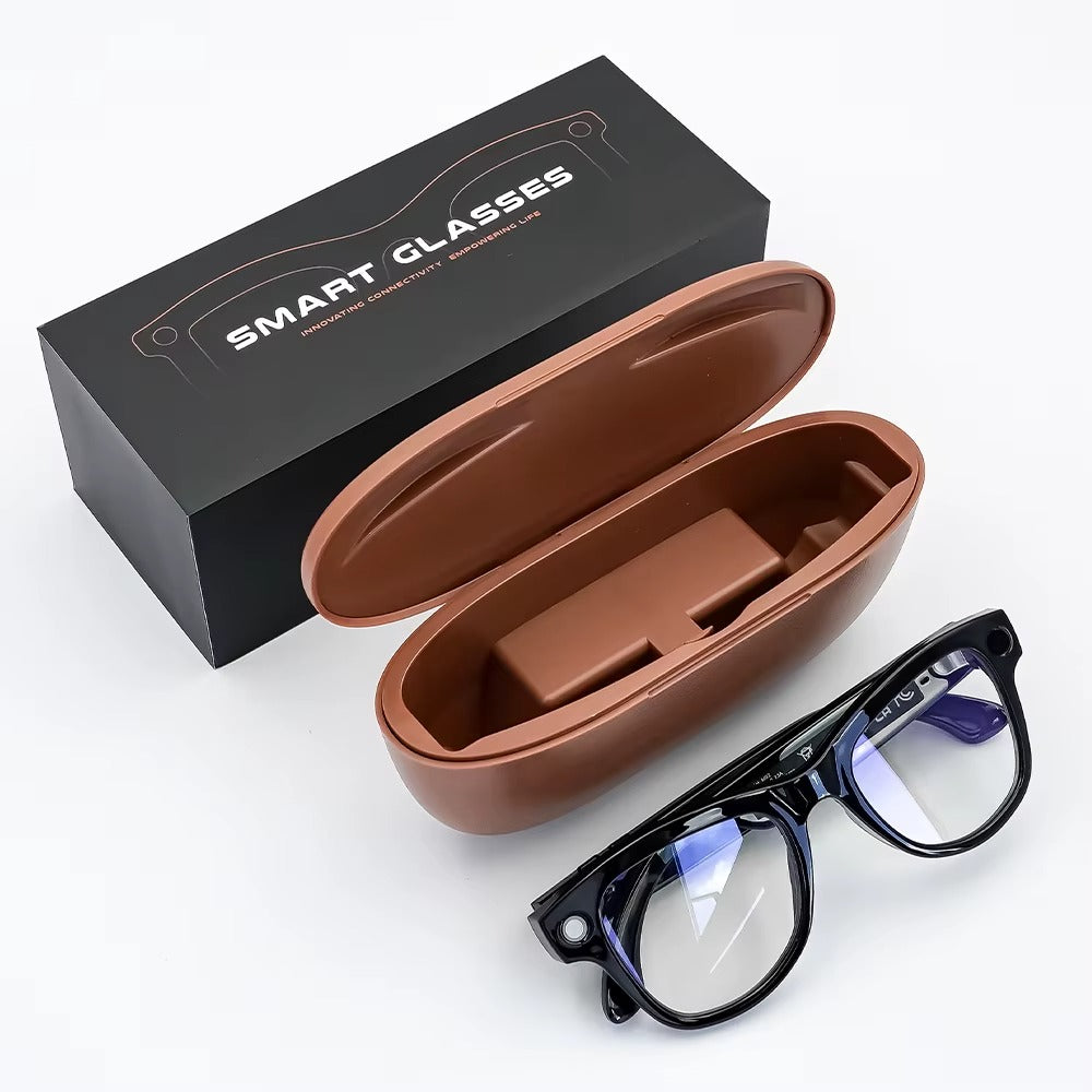 Lentes Inteligentes SANVNET GS5 Max | Cámara 4K, Traducción por IA y Funda de Carga USB