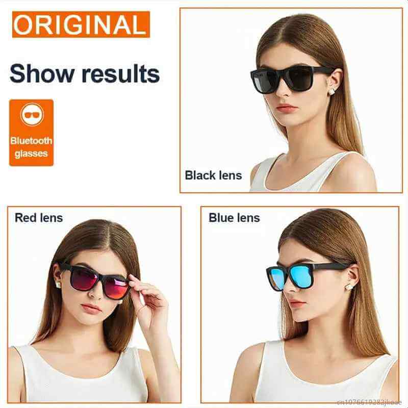 Lentes Inteligentes Lenovo Lecoo C8 – Bluetooth 5.0,Auriculares HD y Micrófono Integrado estilo