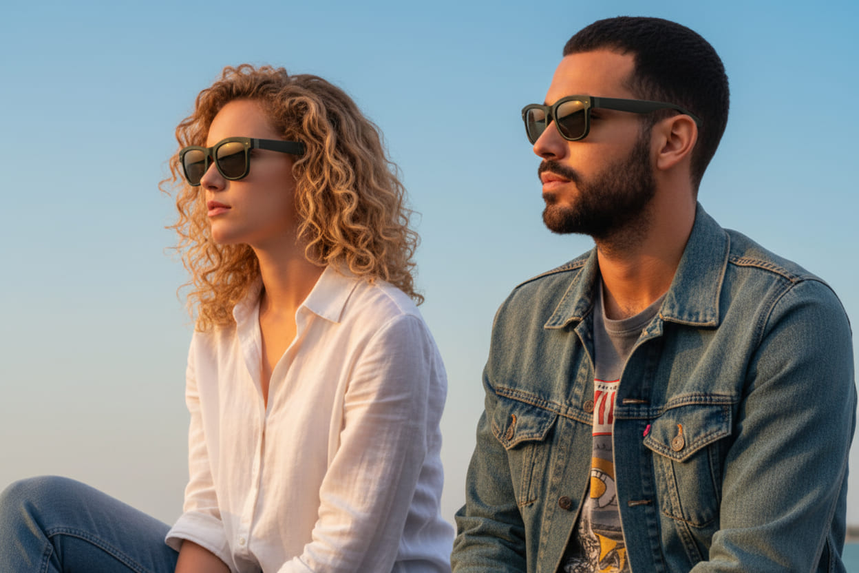 Lentes_Smartx_Pro_Pareja_tomando_sol_1