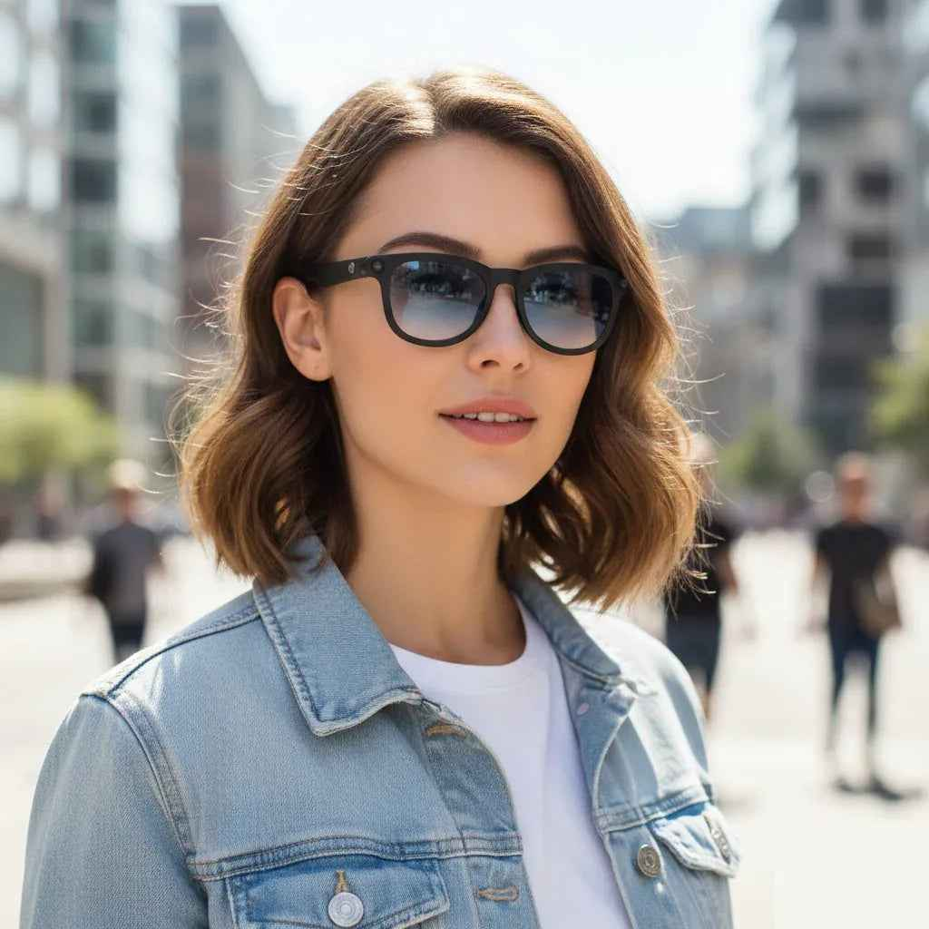 Lentes Inteligentes con Cámara HD, IA y Bluetooth | Unisex. - Lentes Smart